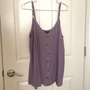 Torrid button front swing Cami